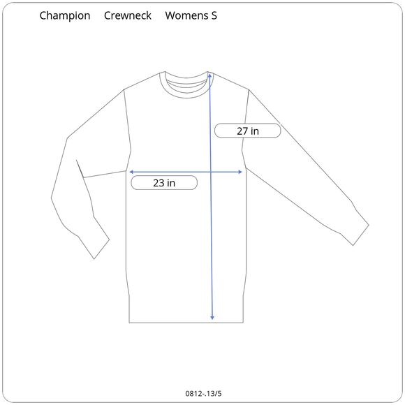 Champion Powerblend Pullover Sweatshirt Womens L Jade Green Classic Crewneck - Picture 10 of 10